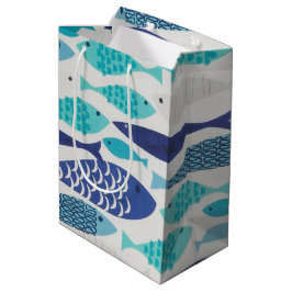 Blauwe vis medium cadeauzakje