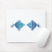 blauwe vis muismat (Met muis)