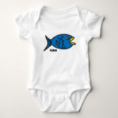 Blauwe vis romper (Voorkant)