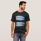 Blauwe vis t-shirt (Voorkant volledig)