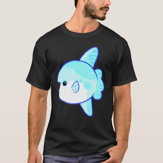 Blauwe Vis T-shirt (Voorkant)