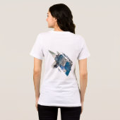 Blauwe Vis T-shirt (Achterkant volledig)