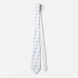 Blauwe vis van Wendy C. Allen Stropdas