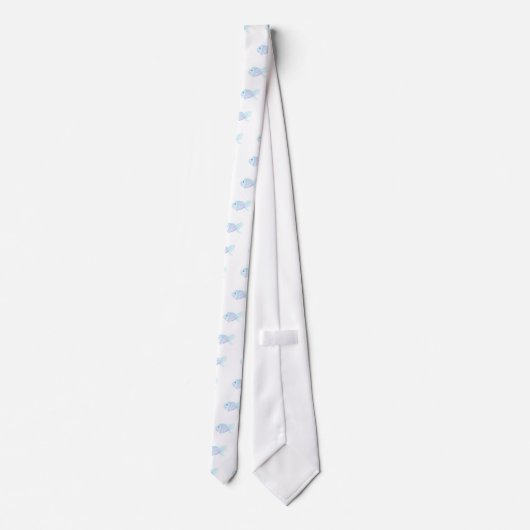 Blauwe vis van Wendy C. Allen Stropdas (Achterkant)