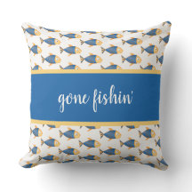 Blauwe vis, weg van vissen, schattig voor strandhu