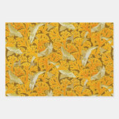  Blauwe Vis & Zeewier: Art Nouveau Nautisch Inpakpapier Vel (Voorkant 2)