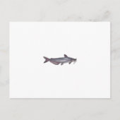 Blauwe vis (zonder titel) briefkaart (Voorkant)