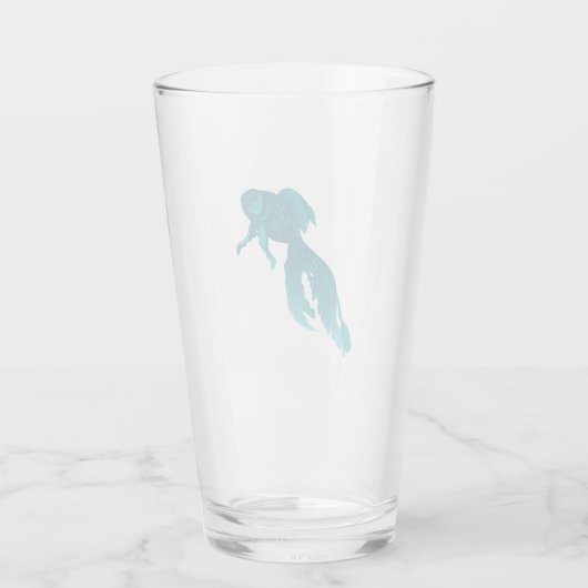 Blauwe visbril glas (Achterkant)