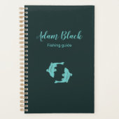 Blauwe visgids planner (Voorkant)