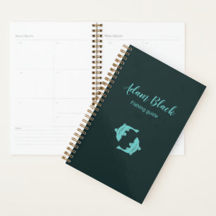 Blauwe visgids planner
