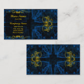 Blauwe Visitekaartje (Voorkant / Achterkant)