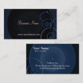 Blauwe Visitekaartjes (Voorkant / Achterkant)