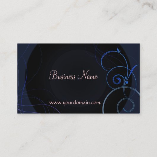 Blauwe Visitekaartjes (Voorkant)