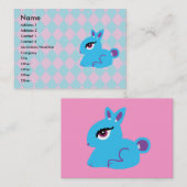 Blauwe Visitekaartjes (Voorkant / Achterkant)