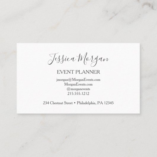 Blauwe Visitekaartjes (Achterkant)