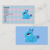 Blauwe Visitekaartjes (Voorkant / Achterkant)