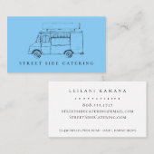 Blauwe Visitekaartjes van Truck Sky (Voorkant / Achterkant)