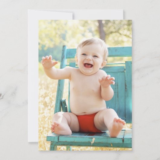 Blauwe viskaart voor kinderen op zaterdag kaart (Achterkant)