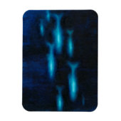 Blauwe vissilhouettes magneet (Verticaal)