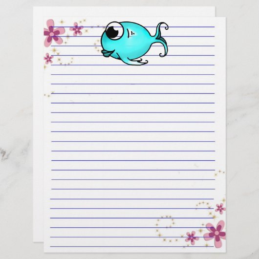 Blauwe vissla (Voorkant / Achterkant)