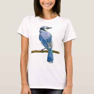 Blauwe Vlaamse gaaiwaterverf T-shirt