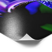 Blauwe Vlag Iris Bloemblad 8x10 Close Up Foto Afdruk (Hoek)