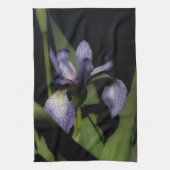 Blauwe vlag Iris-ventilator Theedoek (Verticaal)