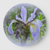 Blauwe vlag - Wild Iris Grote Klok (Voorkant)