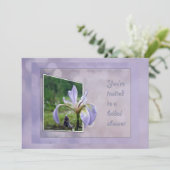 Blauwe vlag - Wilde Iris Kaart (Staand voorkant)