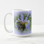 Blauwe vlag - Wilde Iris Koffiemok (Links)