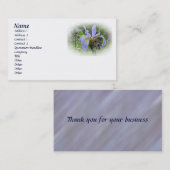 Blauwe vlag - Wilde Iris Visitekaartje (Voorkant / Achterkant)