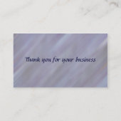 Blauwe vlag - Wilde Iris Visitekaartje (Achterkant)