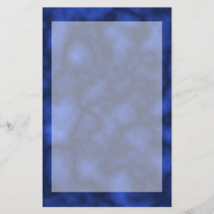 Blauwe vlam briefpapier