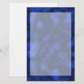 Blauwe vlam briefpapier (Voorkant / Achterkant)