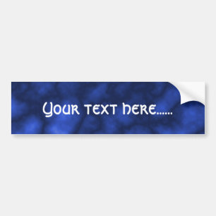Blauwe vlam bumpersticker