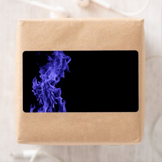 Blauwe vlam etiket (Insitu)