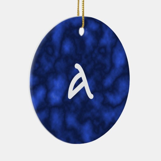 Blauwe vlam keramisch ornament (Rechts)