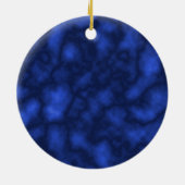 Blauwe vlam keramisch ornament (Achterkant)