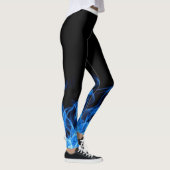 Blauwe vlam Leggings (Rechts)