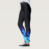 Blauwe vlam Leggings (Links)