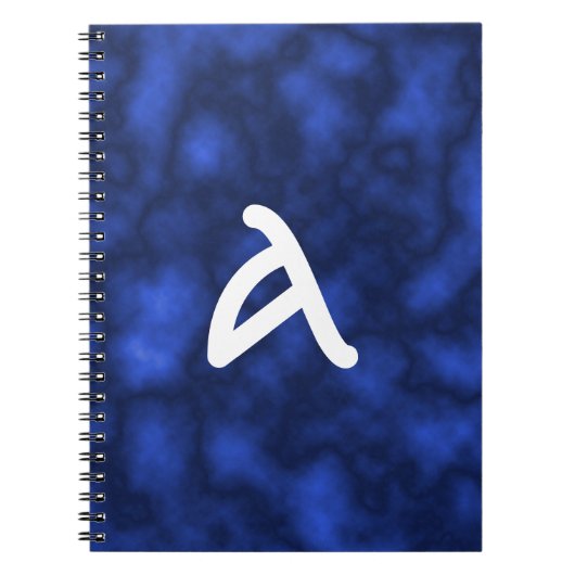 Blauwe vlam notitieboek (Voorkant)