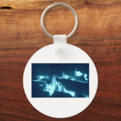 Blauwe vlam sleutelhanger (Voorkant)