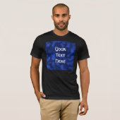 Blauwe vlam t-shirt (Voorkant volledig)