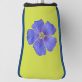 Blauwe vlas #1 golfheadcover (Draai 90)