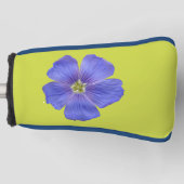 Blauwe vlas #1 golfheadcover (Voorkant)