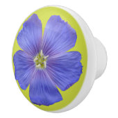 Blauwe vlas #1 keramische knop (Rechts)