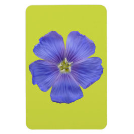 Blauwe vlas #1 magneet