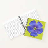 Blauwe vlas #1 notitieboek (Binnen)