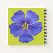 Blauwe vlas #1 notitieboek (Achterkant)