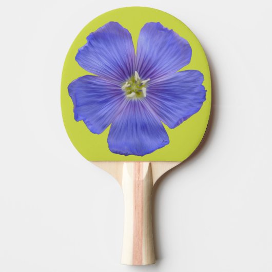 Blauwe vlas #1 tafeltennisbatje (Voorkant)